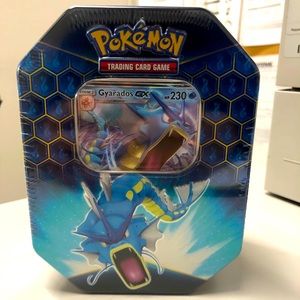 Pokémon Hidden Fates Gyarados GX Tin SEALED/NEW